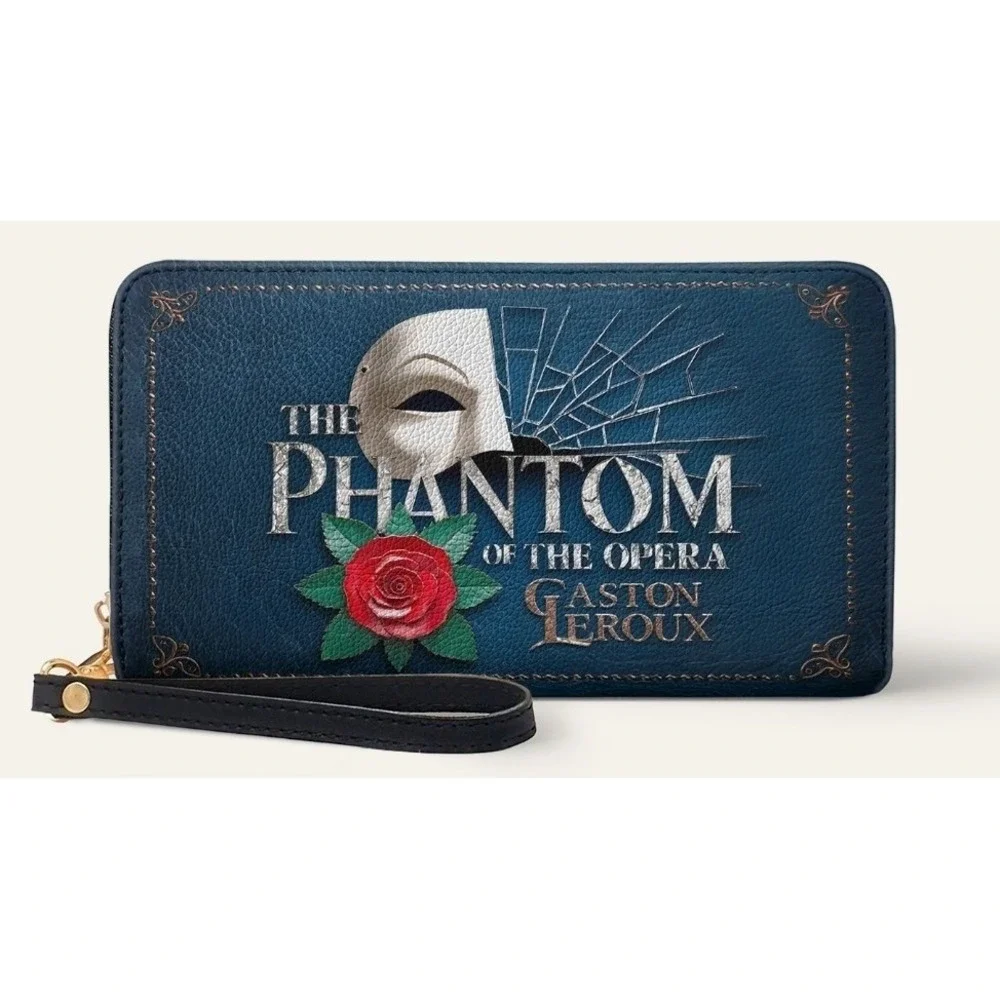 The Phantom Of The OperaWallet Horror Goth Halloween NWT Broadway
